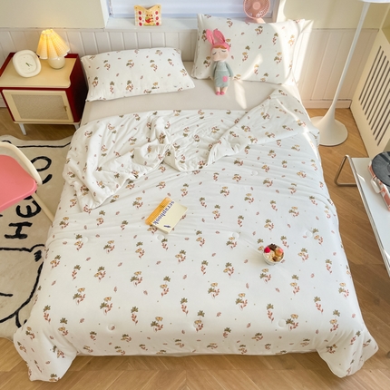 91家纺网 家纺一手货源 找家纺 （总）荔禾家居 2024新款A类针织棉大豆夏被