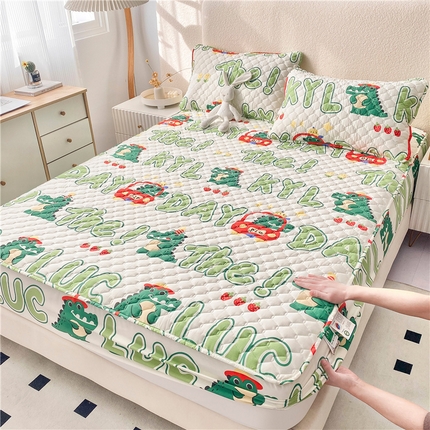 91家纺网 家纺一手货源 找家纺 （总）九亭家纺 2024新款A类全棉抗菌夹棉床笠