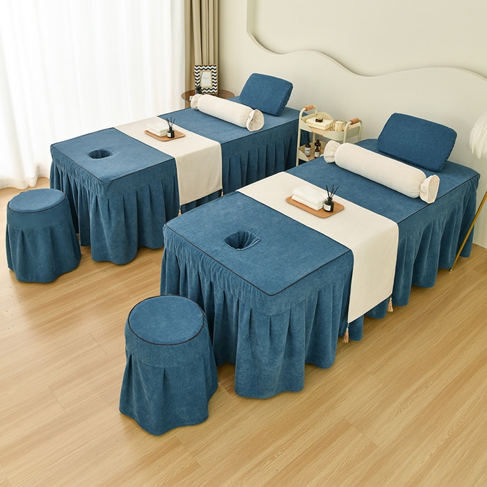 91家纺网 家纺一手货源 找家纺 不打烊家纺  (原春恩家纺) 2025新款婴儿绒床罩系列-约翰（此款控价228） 灰拼蓝色