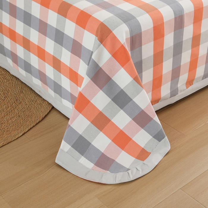 91家纺网 家纺一手货源 找家纺 首爱 2025新款全棉加厚宽边老粗布凉席三件套 蜀山