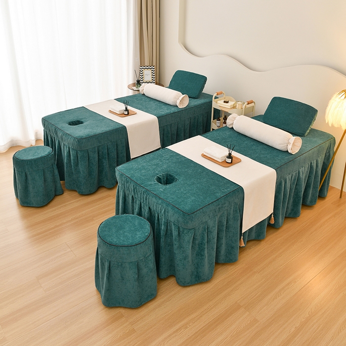 91家纺网 家纺一手货源 找家纺 不打烊家纺  (原春恩家纺) 2025新款婴儿绒床罩系列-约翰（此款控价228） 墨绿色