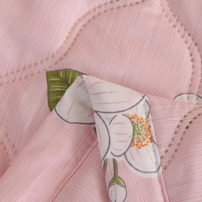 91家纺网 家纺一手货源 找家纺 被多多 2024新款清新印花亲肤绒夏被 秘密花园