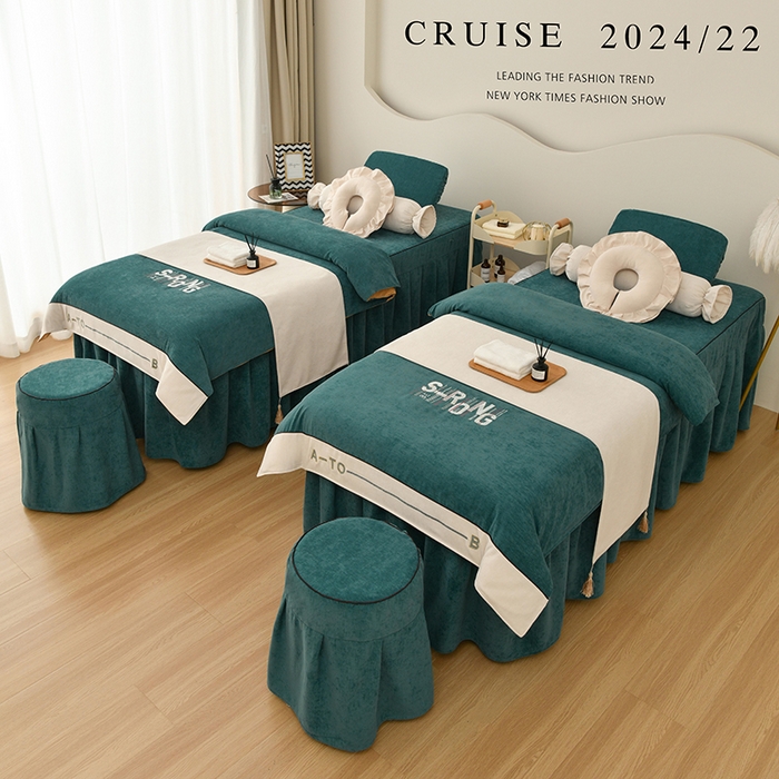 91家纺网 家纺一手货源 找家纺 不打烊家纺  (原春恩家纺) 2025新款婴儿绒床罩系列-约翰（此款控价228） 墨绿色