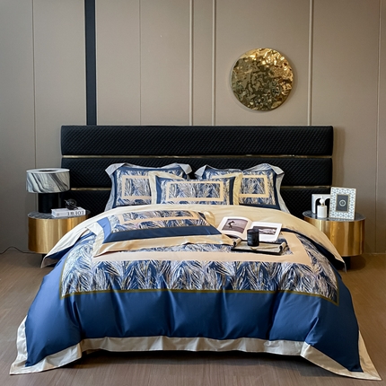 91家纺网 家纺一手货源 找家纺 （总）栩裕纺织 2024新款数码印花棉四件套