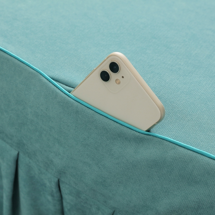 91家纺网 家纺一手货源 找家纺 不打烊家纺  (原春恩家纺) 2025新款贡棉高端床罩系列-艾米尔（此款控价128） 绿色