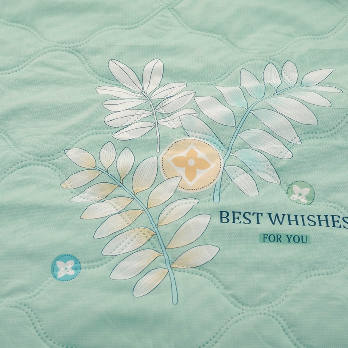 91家纺网 家纺一手货源 找家纺 被多多 2024新款清新印花亲肤绒夏被 清新物语