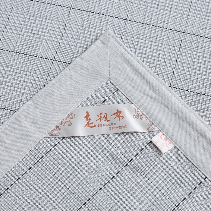 91家纺网 家纺一手货源 找家纺 首爱 2025新款全棉加厚宽边老粗布凉席三件套 楼兰