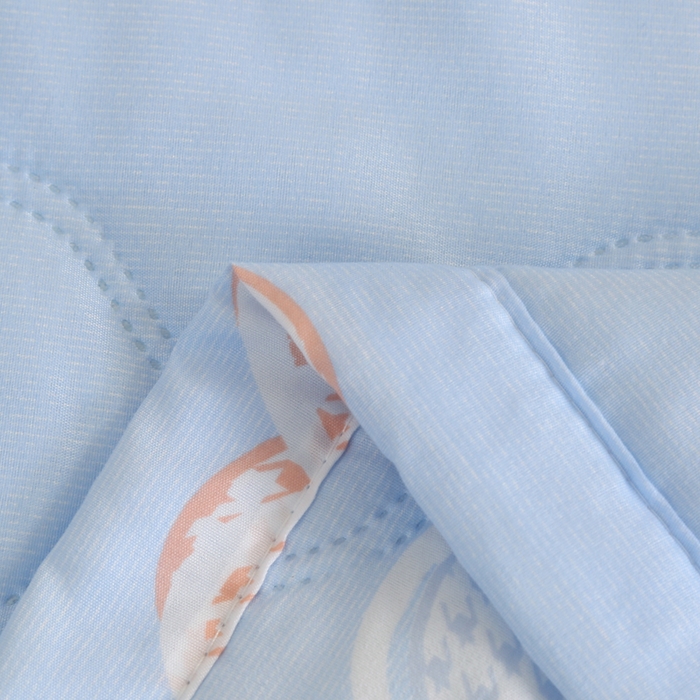 91家纺网 家纺一手货源 找家纺 被多多 2024新款清新印花亲肤绒夏被 澜花