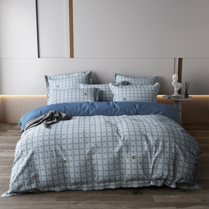 91家纺网 家纺一手货源 找家纺 （总）栩裕纺织 2024新款柔柔棉数码印花四件套