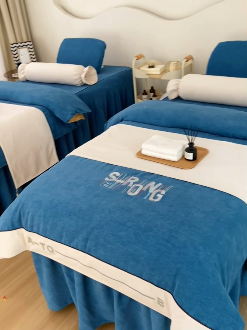 91家纺网 家纺一手货源 找家纺 不打烊家纺  (原春恩家纺) 2025新款婴儿绒床罩系列-约翰（此款控价228） 蓝色