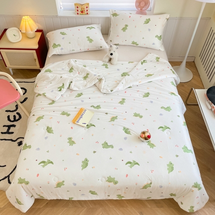 91家纺网 家纺一手货源 找家纺 （总）荔禾家居 2024新款A类针织棉大豆夏被