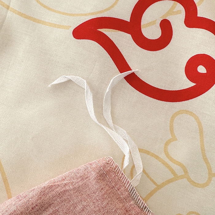 91家纺网 家纺一手货源 找家纺 宇彬家纺 2024新款13372喷气全棉四件套 龙瑞-黄