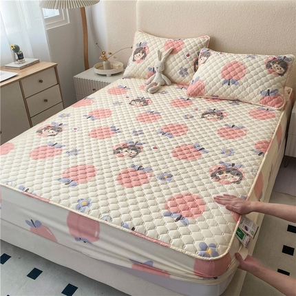 91家纺网 家纺一手货源 找家纺 （总）九亭家纺 2024新款A类全棉抗菌夹棉床笠