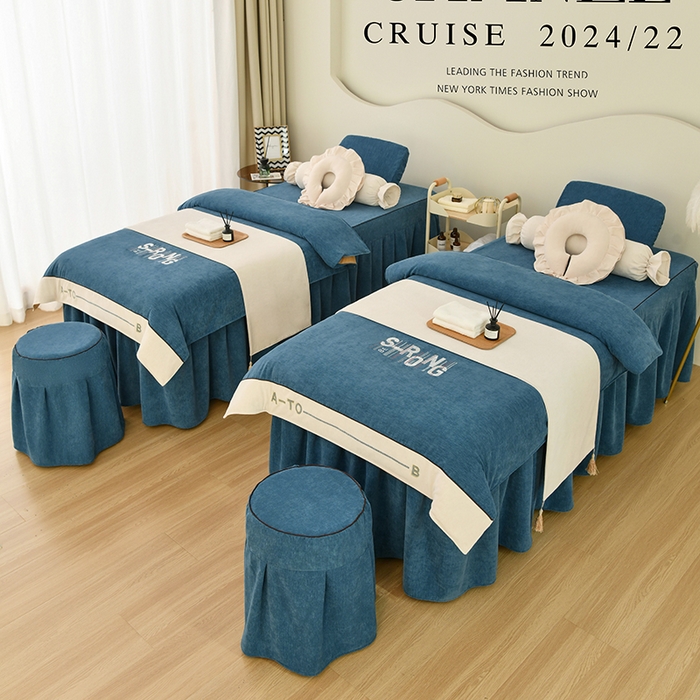 91家纺网 家纺一手货源 找家纺 不打烊家纺  (原春恩家纺) 2025新款婴儿绒床罩系列-约翰（此款控价228） 蓝色