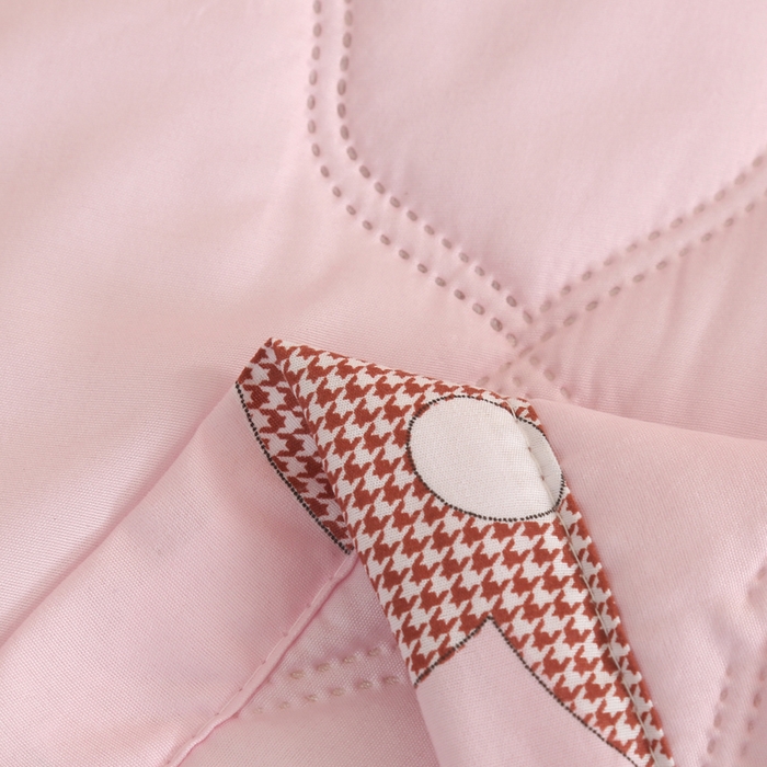 91家纺网 家纺一手货源 找家纺 被多多 2024新款清新印花亲肤绒夏被 星空-粉