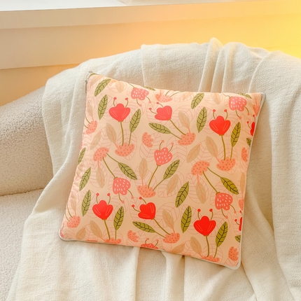 91家纺网 家纺一手货源 找家纺 （总）番茄+ 2025新款四季磨毛亲肤抱枕被