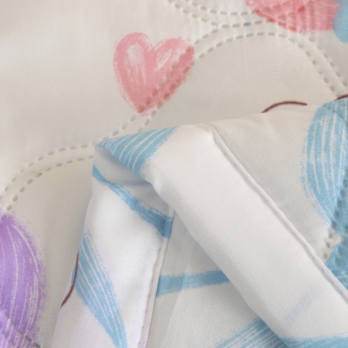 91家纺网 家纺一手货源 找家纺 被多多 2024新款清新印花亲肤绒夏被 甜心兔兔