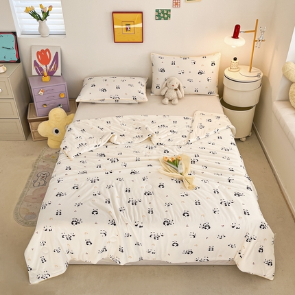 91家纺网 家纺一手货源 找家纺 （总）大彩 2025新款针织棉大豆夏被空调被夏凉被