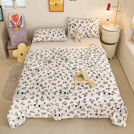 91家纺网 家纺一手货源 找家纺 （总）大彩 2025新款针织棉大豆夏被空调被夏凉被