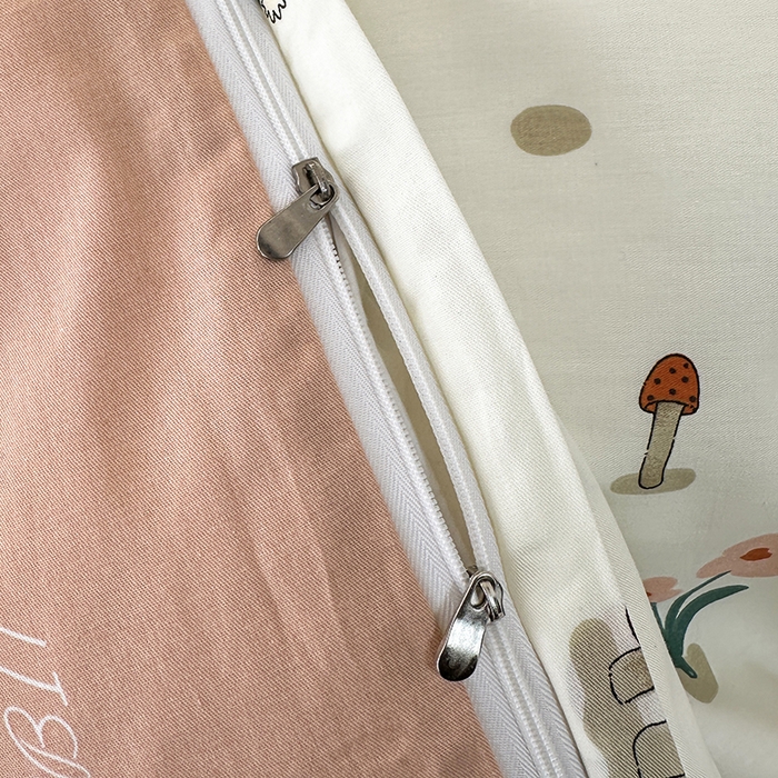 91家纺网 家纺一手货源 找家纺 宇彬家纺 2024新款13372喷气全棉四件套 采蘑菇