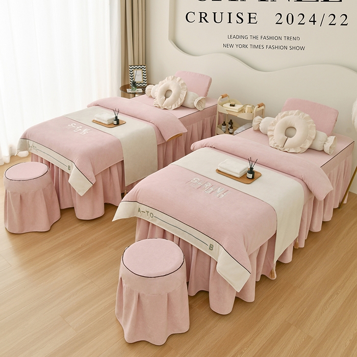 91家纺网 家纺一手货源 找家纺 不打烊家纺  (原春恩家纺) 2025新款婴儿绒床罩系列-约翰（此款控价228） 粉色