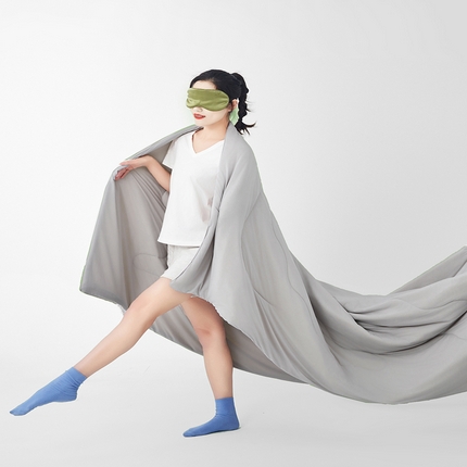 米米儿家纺 2024新款A类瓜瓜凉感夏被空调被夏凉被西瓜被 冰灰