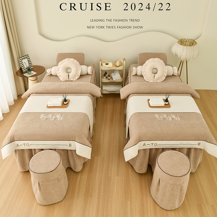 91家纺网 家纺一手货源 找家纺 不打烊家纺  (原春恩家纺) 2025新款婴儿绒床罩系列-约翰（此款控价228） 驼色