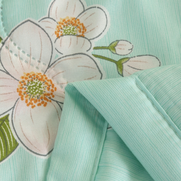 91家纺网 家纺一手货源 找家纺 （总）被多多 2024新款清新印花亲肤绒夏被