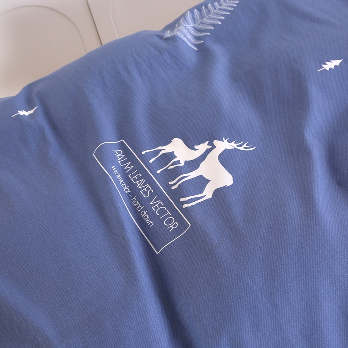 91家纺网 家纺一手货源 找家纺 凯森 133x72学生全棉三件套床单款上下铺宿舍六件套纯棉被套 一路繁程