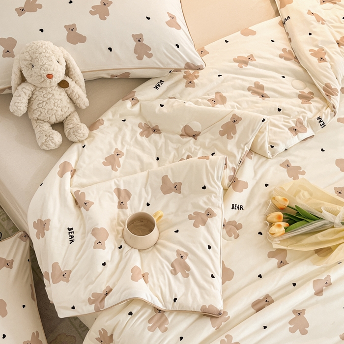 91家纺网 家纺一手货源 找家纺 （总）大彩 2025新款针织棉大豆夏被空调被夏凉被