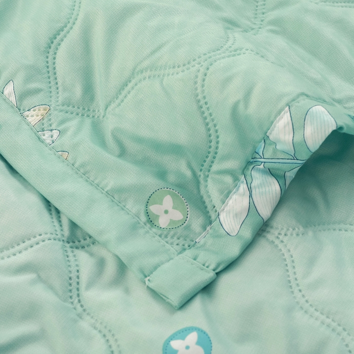 91家纺网 家纺一手货源 找家纺 被多多 2024新款清新印花亲肤绒夏被 清新物语