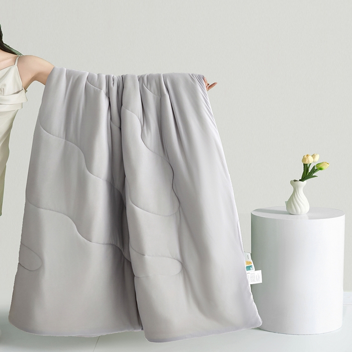 91家纺网 家纺一手货源 找家纺 米米儿家纺 2024新款A类瓜瓜凉感夏被空调被夏凉被西瓜被 冰灰