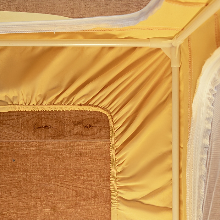 91家纺网 家纺一手货源 找家纺 澳萝拉 2024涂银99%遮光学生蚊帐 甜蜜爱恋