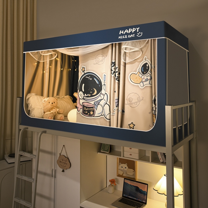 91家纺网 家纺一手货源 找家纺 澳萝拉 2024涂银99%遮光学生蚊帐 太空探索