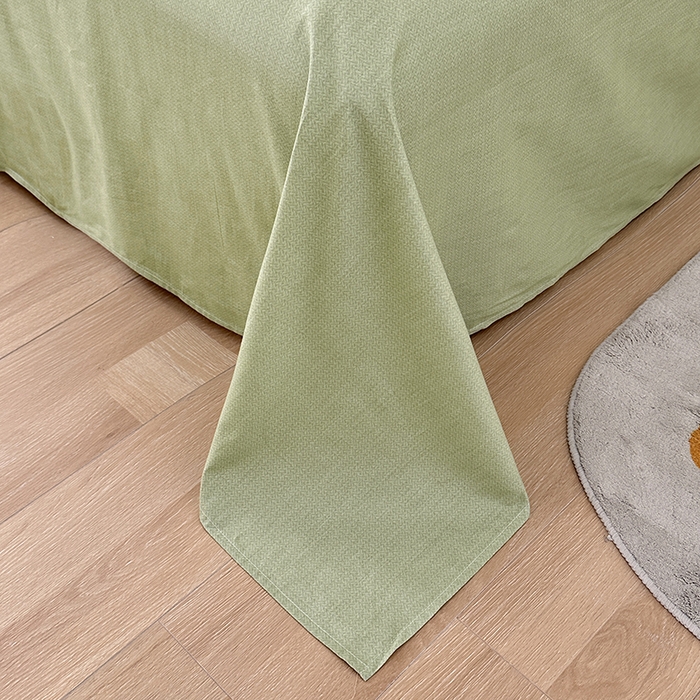 91家纺网 家纺一手货源 找家纺 宇彬家纺 2024新款13372喷气全棉四件套 朵彩-米