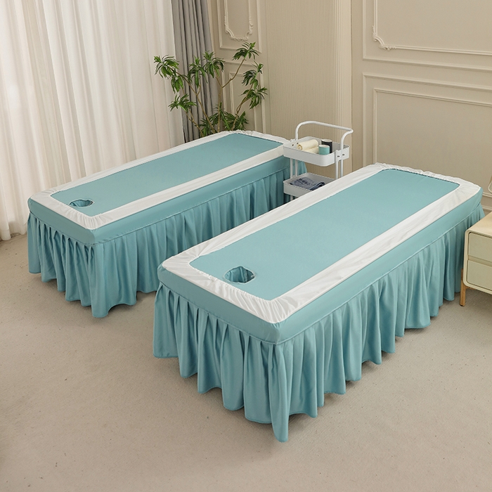 91家纺网 家纺一手货源 找家纺 不打烊家纺  (原春恩家纺) 2025新款贡棉高端床罩系列-艾米尔（此款控价128） 绿色