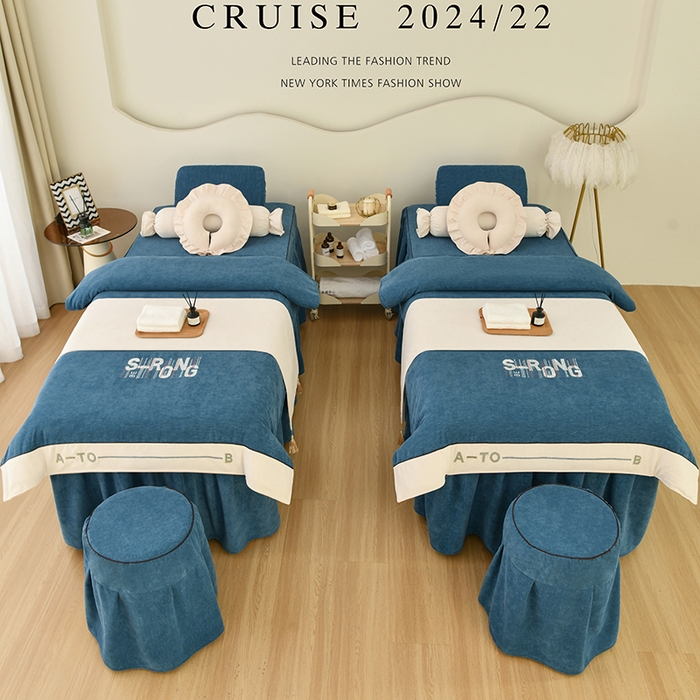 91家纺网 家纺一手货源 找家纺 不打烊家纺  (原春恩家纺) 2025新款婴儿绒床罩系列-约翰（此款控价228） 蓝色