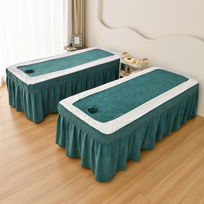 91家纺网 家纺一手货源 找家纺 不打烊家纺  (原春恩家纺) 2025新款婴儿绒床罩系列-约翰（此款控价228） 墨绿色