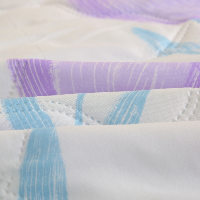 91家纺网 家纺一手货源 找家纺 被多多 2024新款清新印花亲肤绒夏被 甜心兔兔