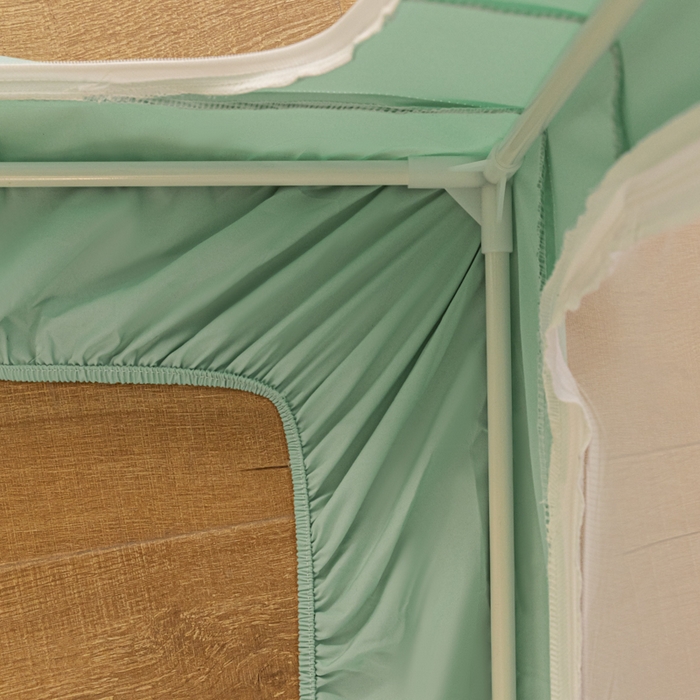 91家纺网 家纺一手货源 找家纺 澳萝拉 2024涂银99%遮光学生蚊帐 春色宜人