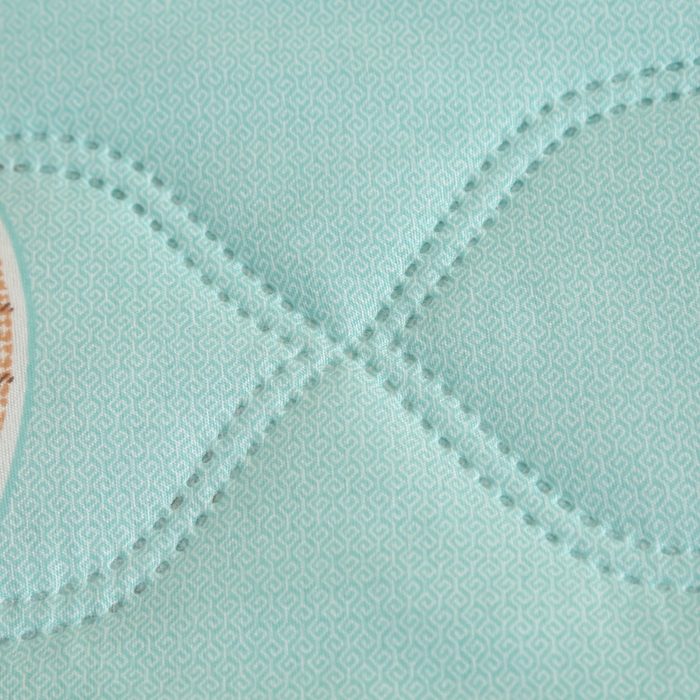 91家纺网 家纺一手货源 找家纺 被多多 2024新款清新印花亲肤绒夏被 小森林-绿