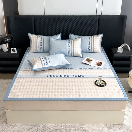 91家纺网 家纺一手货源 找家纺 （总）懒猫家纺 2024新款800D加厚冰藤凉席