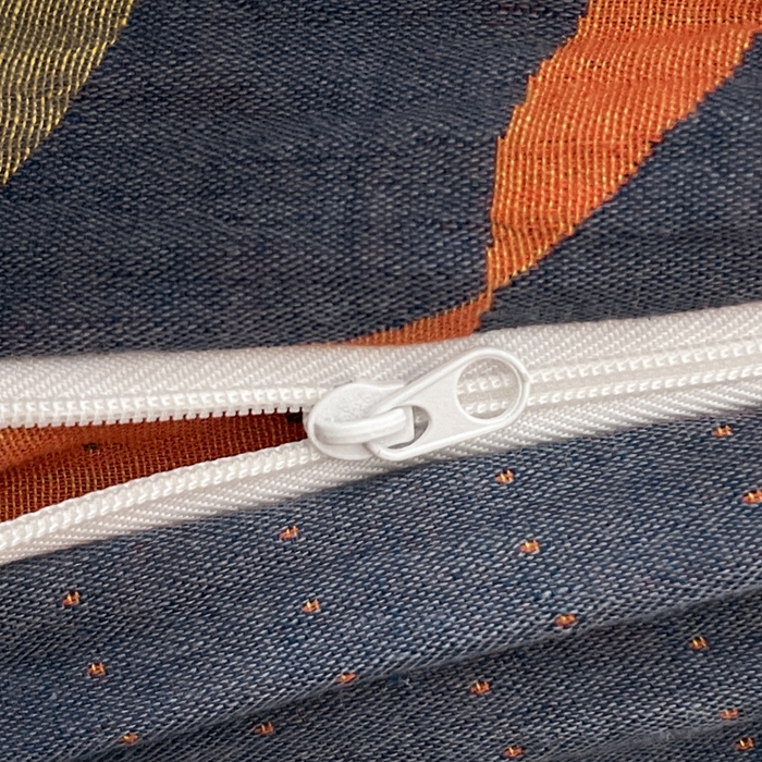 91家纺网 家纺一手货源 找家纺 睡棉坊 2024新款全棉色织提花双层纱复古单被套 连接