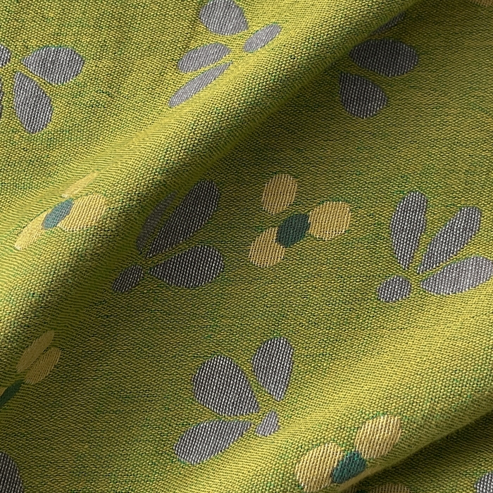 91家纺网 家纺一手货源 找家纺 睡棉坊 2024新款全棉色织提花双层纱复古单被套 诗画-绿