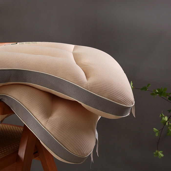 91家纺网 家纺一手货源 找家纺 （总）沃兰国际 逸睡眠针织羽丝绒枕头成人护颈单人枕芯定型枕