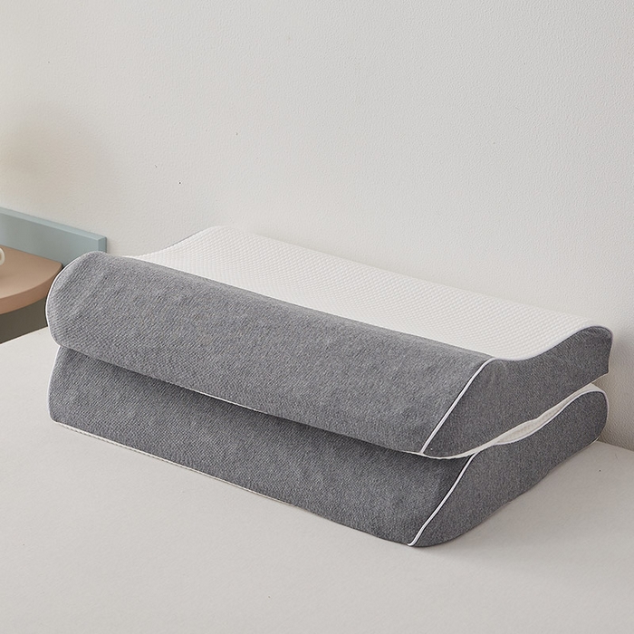 91家纺网 家纺一手货源 找家纺 （总）沃兰国际 新款针织牵引乳胶枕 40*60