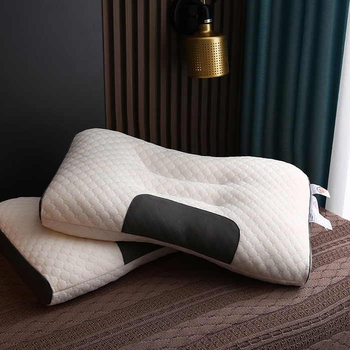 91家纺网 家纺一手货源 找家纺 （总）沃兰国际 水立方针织羽丝绒枕头成人护颈单人枕芯SPA枕