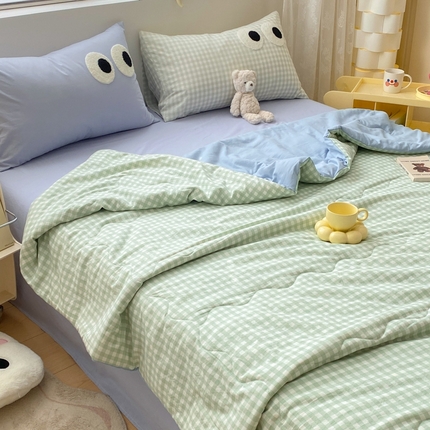 91家纺网 家纺一手货源 找家纺 （总）贝扬思 2025新款超柔110克云朵棉系列夏被四件套