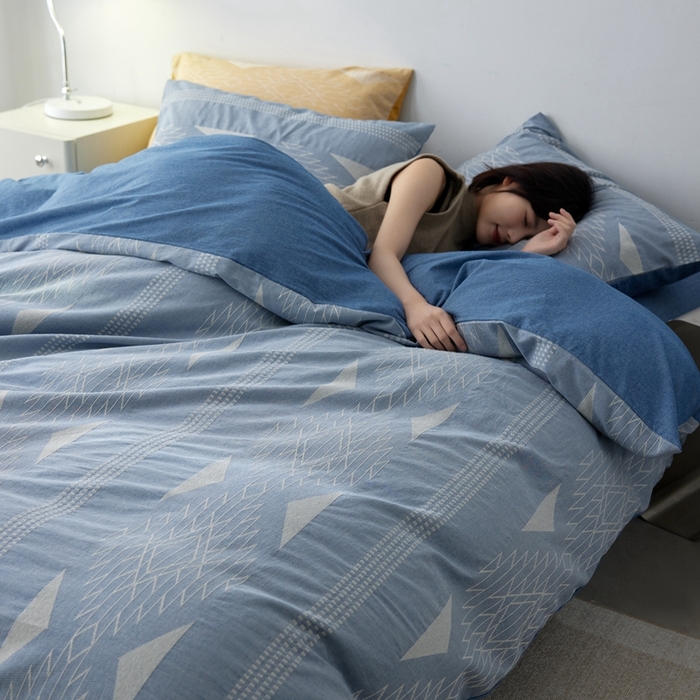 91家纺网 家纺一手货源 找家纺 安莱生活 2024年新品高端色织提花异域风情波西米亚基础款 波西米亚基础款-深蓝