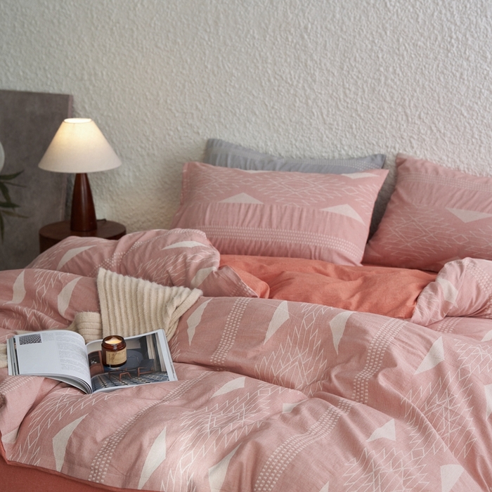 91家纺网 家纺一手货源 找家纺 安莱生活 2024年新品高端色织提花异域风情波西米亚基础款 波西米亚基础款-橘红